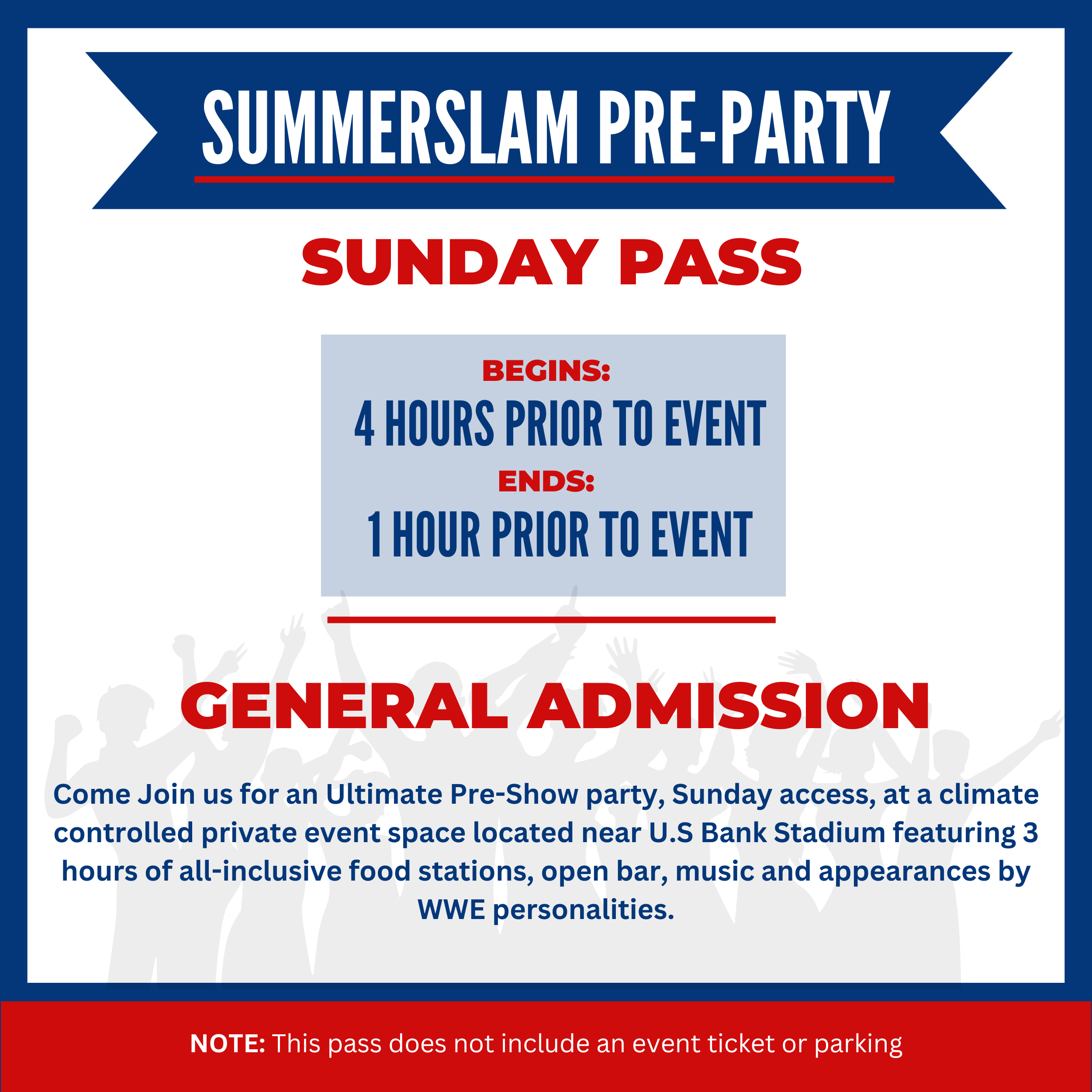 WWE Summerslam Pre-Party - Sunday